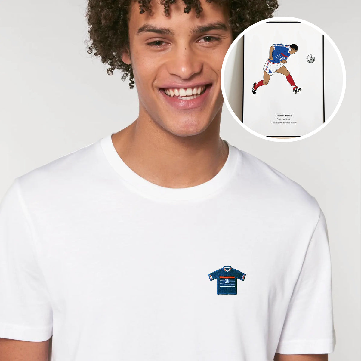 T-shirt "France 98" & Poster "12 Juillet"⎜France