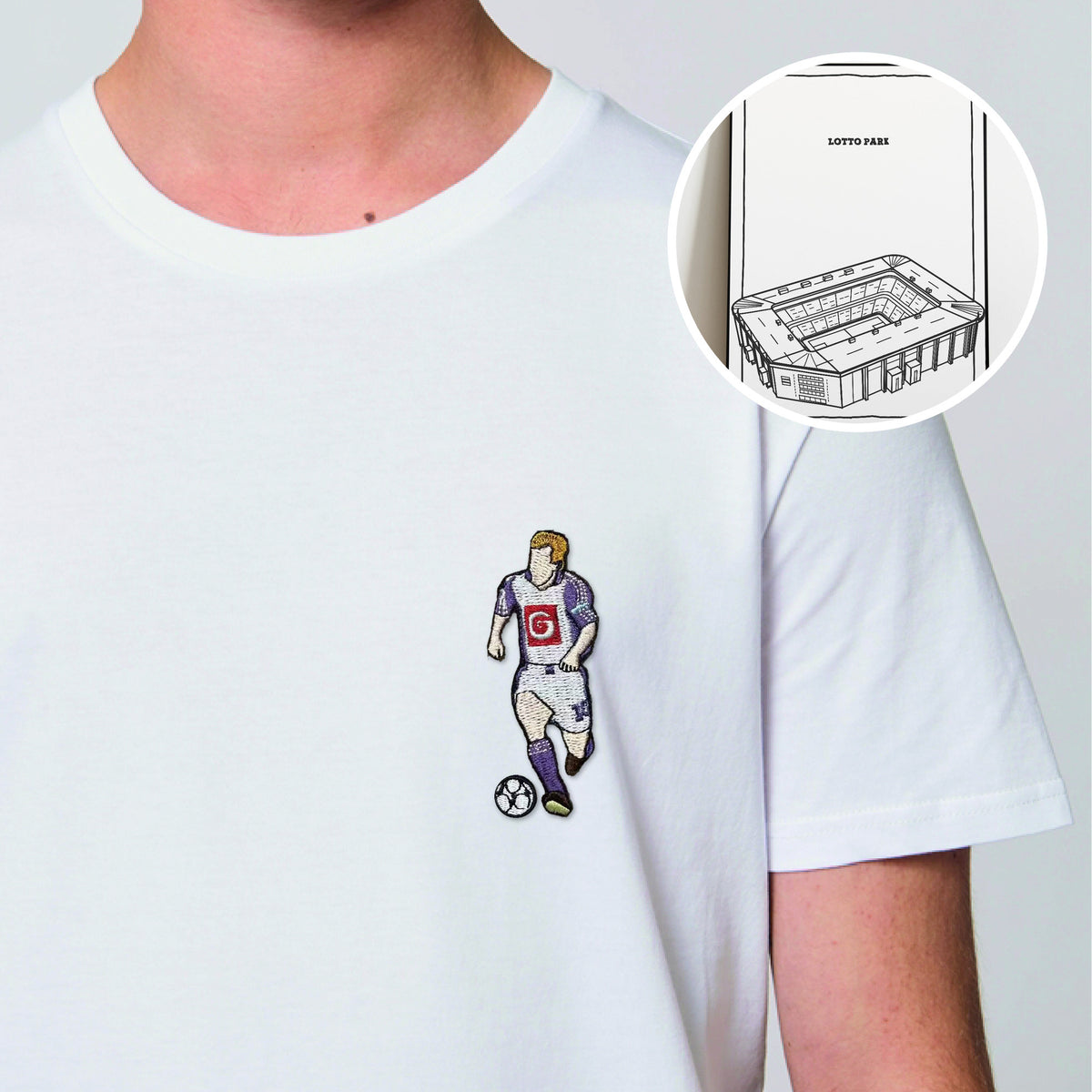 T-shirt "Pär" & Poster "Lotto Park"⎜Anderlecht