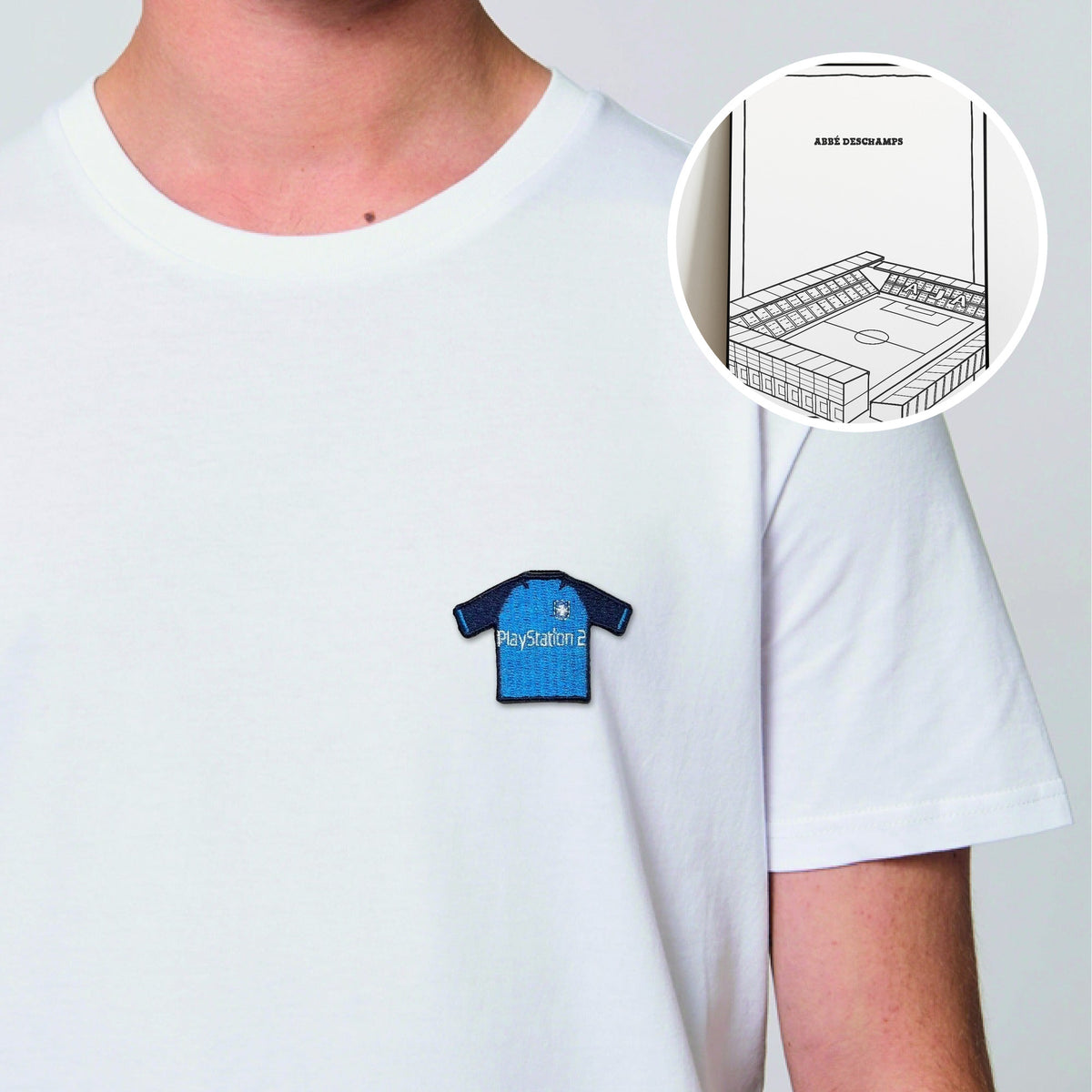 T-shirt "Play 2" & Poster "Abbé-Deschamps"⎜Auxerre