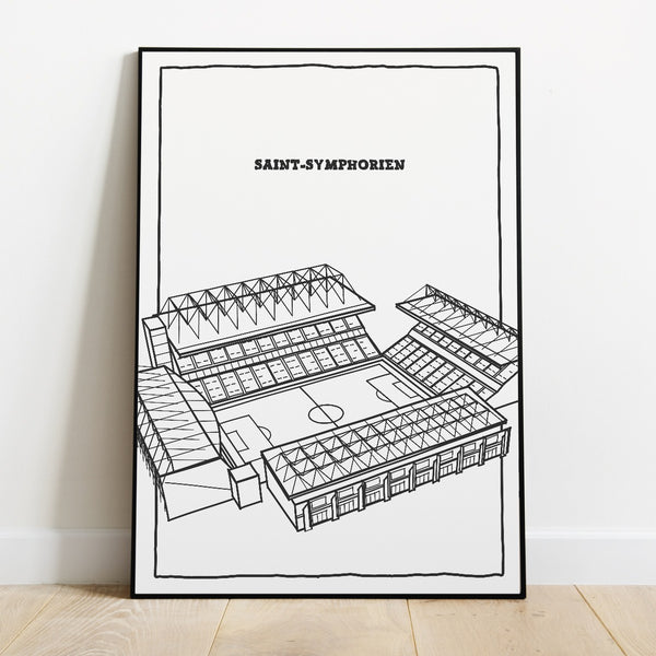Poster de foot - Poster "Saint-Symphorien"⎜Metz - Maison Ferveur