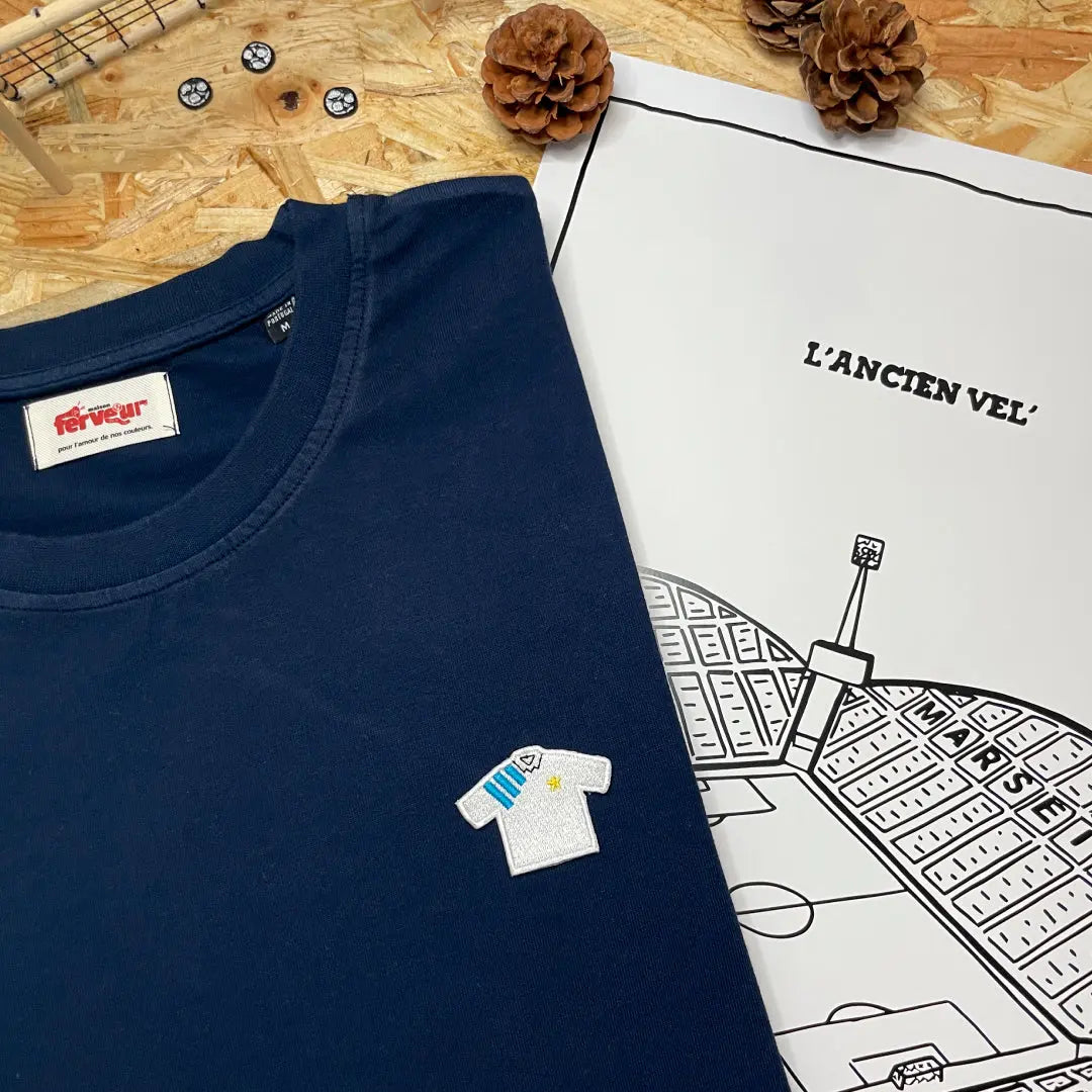 T-shirt brodé "À jamais"⎜Marseille Maison Ferveur