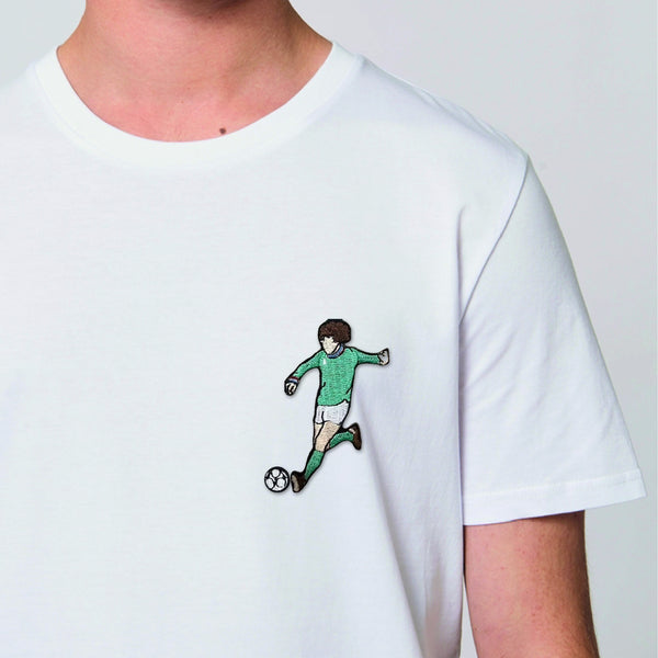 T-shirt brodé "L'Ange Vert"⎜Saint-Étienne