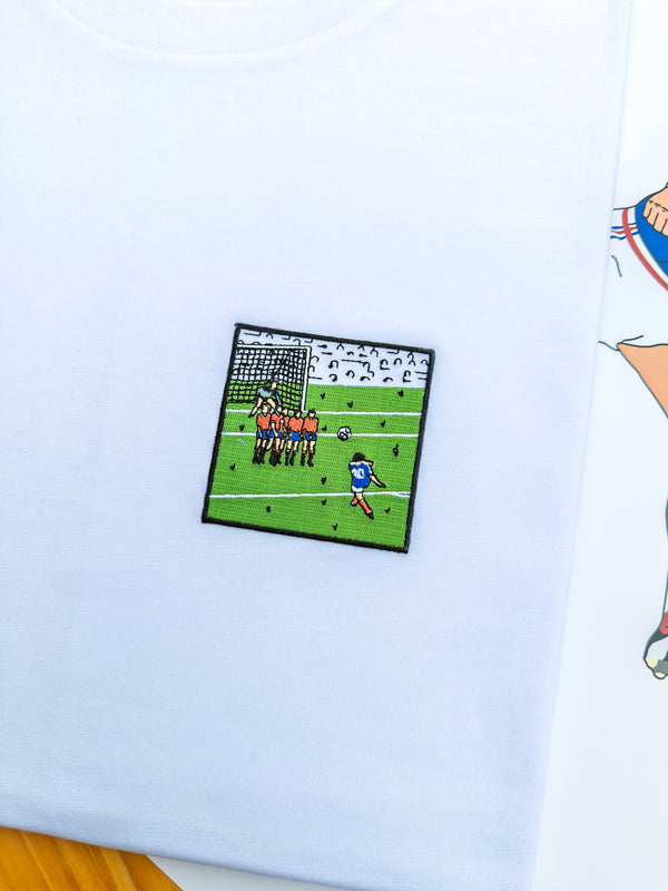 T-shirt brodé "Platoche 1984"⎜France