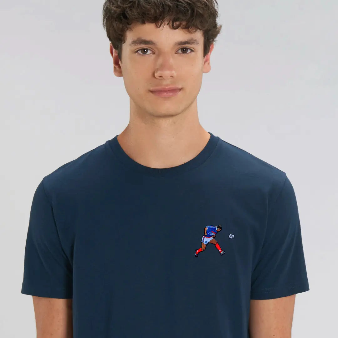 T-shirt brodé "Zidane 98"⎜France