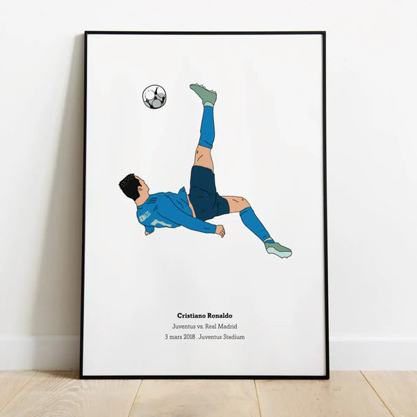 Poster de foot - Poster "CR7"⎜Madrid - Maison Ferveur