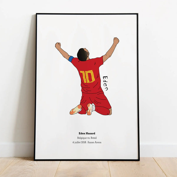 Poster de foot - Poster "Eden"⎜Belgique - Maison Ferveur