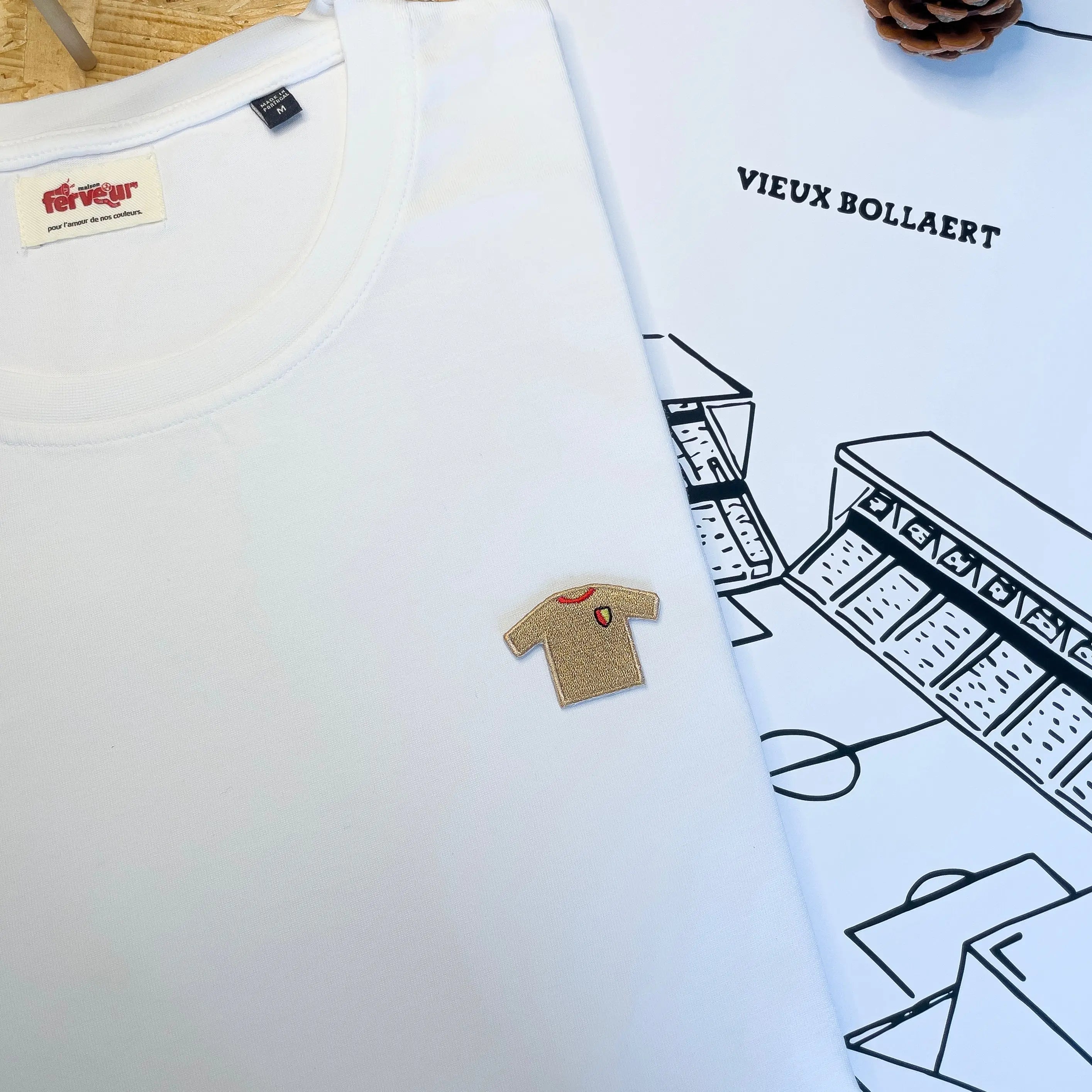 T-shirt brodé "Europe"⎜Lens Maison Ferveur