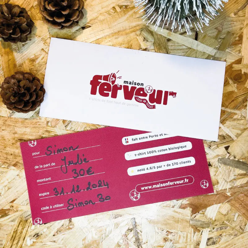 La Carte Cadeau des Footeux Maison Ferveur