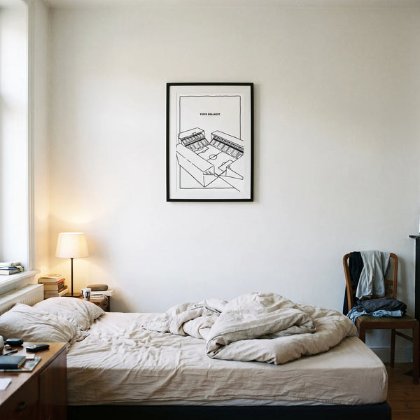 Encadré seul dans la chambre