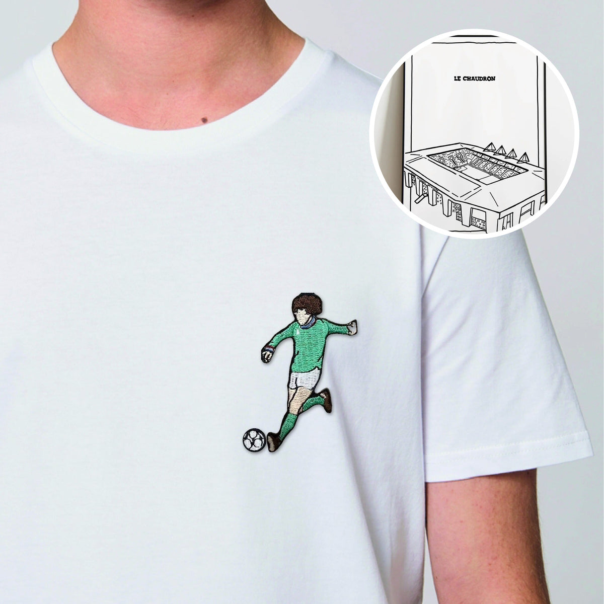 T-shirt "L'Ange Vert" & Poster "Chaudron"⎜Saint-Étienne