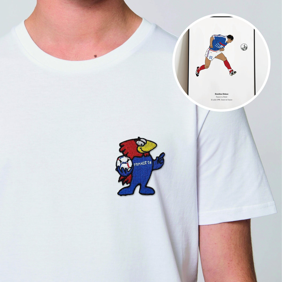T-shirt "Mascotte" & Poster "12 Juillet"⎜France