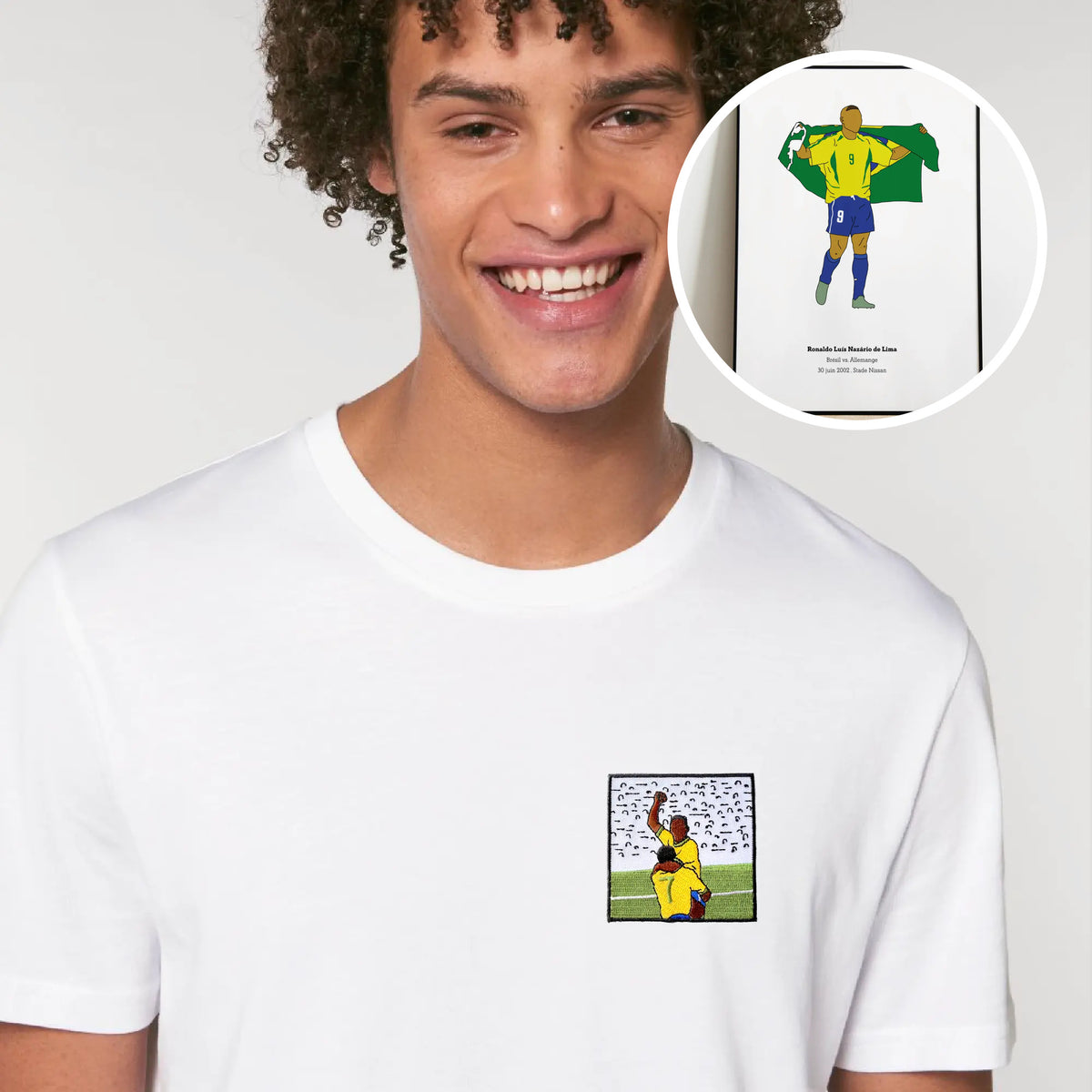 T-shirt "Pelé 1970" & Poster "R9"⎜Brésil