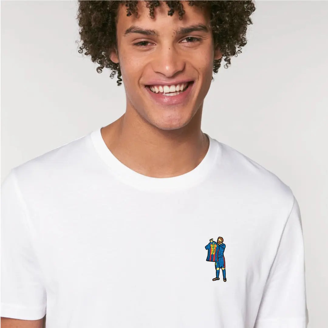 T-shirt brodé "Messi" Maison Ferveur