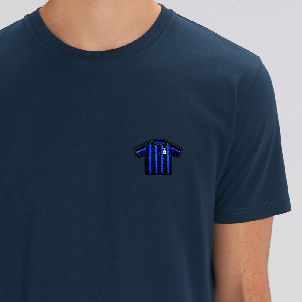 T-shirt brodé "Blauw en Zwart"⎜Bruges - Maison Ferveur