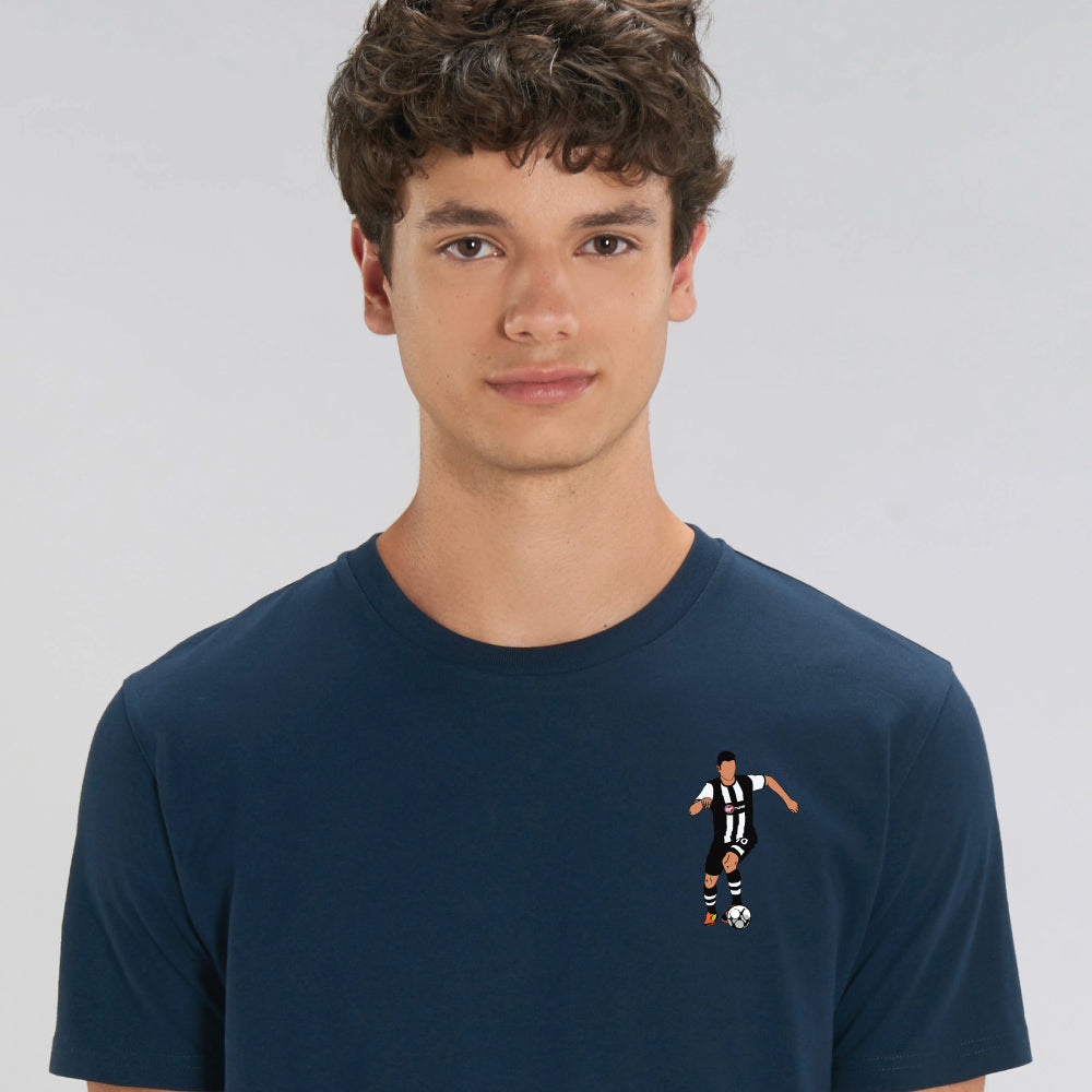 T-shirt Hatem Ben Arfa Newcastle bleu marine - Maison Ferveur