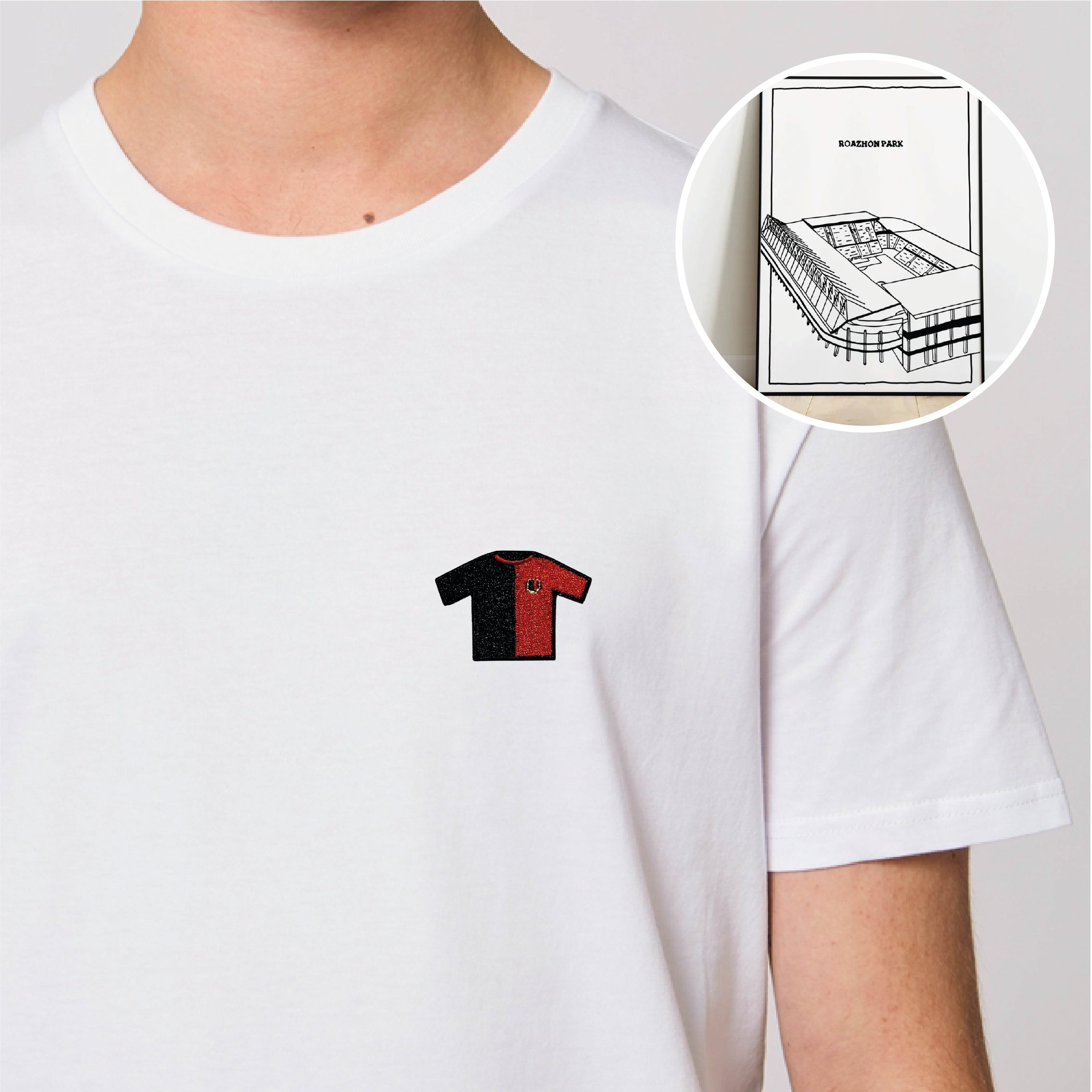 T-shirt "Rennes" & Poster "Roazhon Park"⎜Rennes - Maison Ferveur