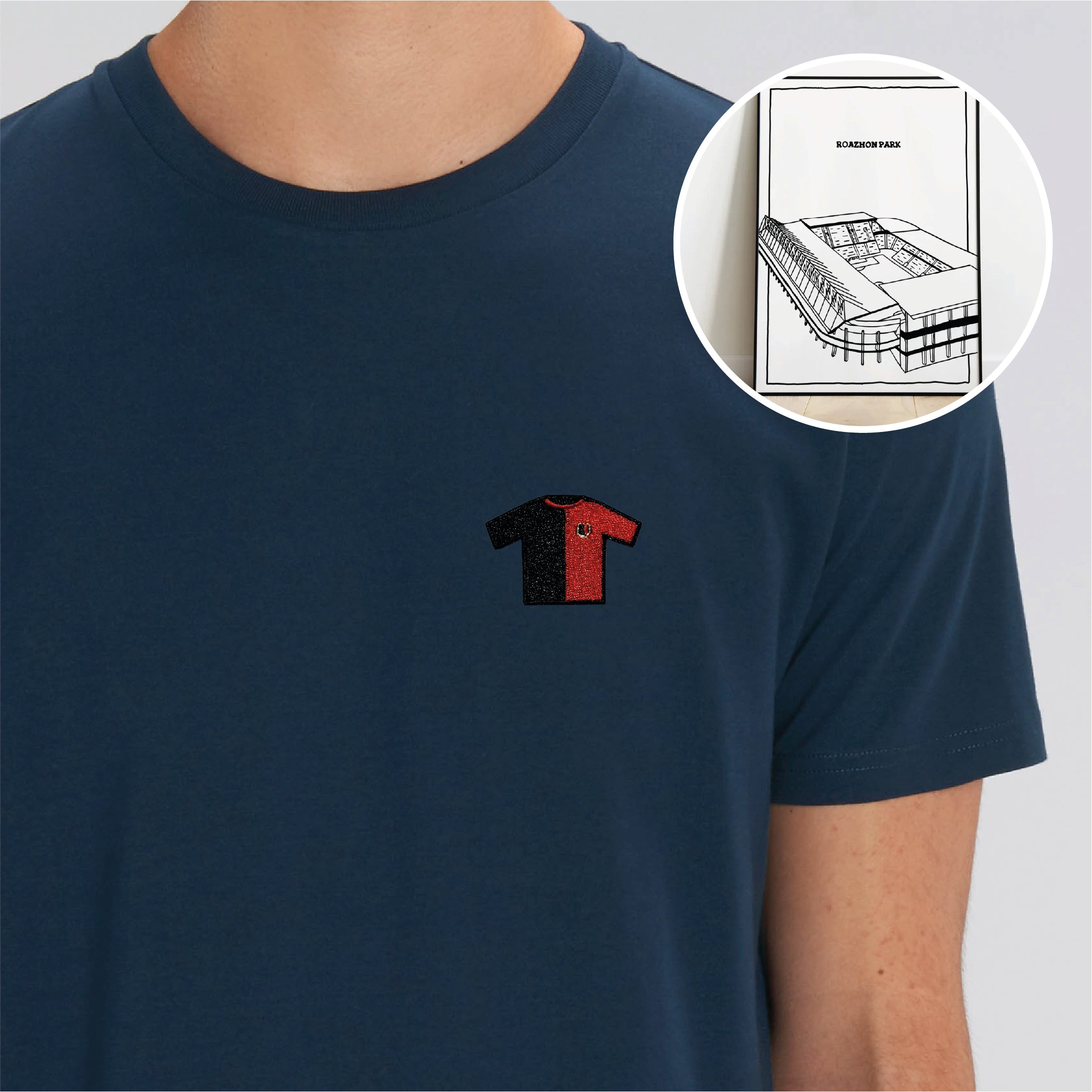 T-shirt "Rennes" & Poster "Roazhon Park"⎜Rennes - Maison Ferveur