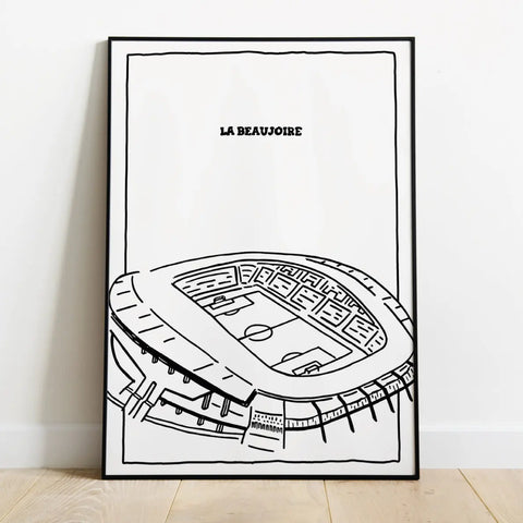 Poster "Beaujoire"⎜Nantes
