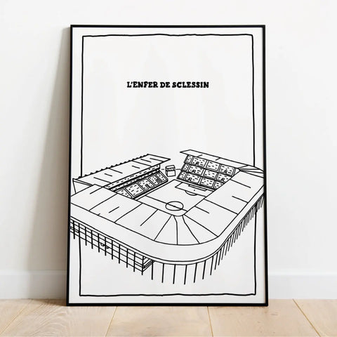 Poster "L'enfer de Sclessin"⎜Liège
