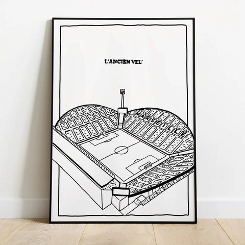 Poster "Vélodrome"⎜Marseille